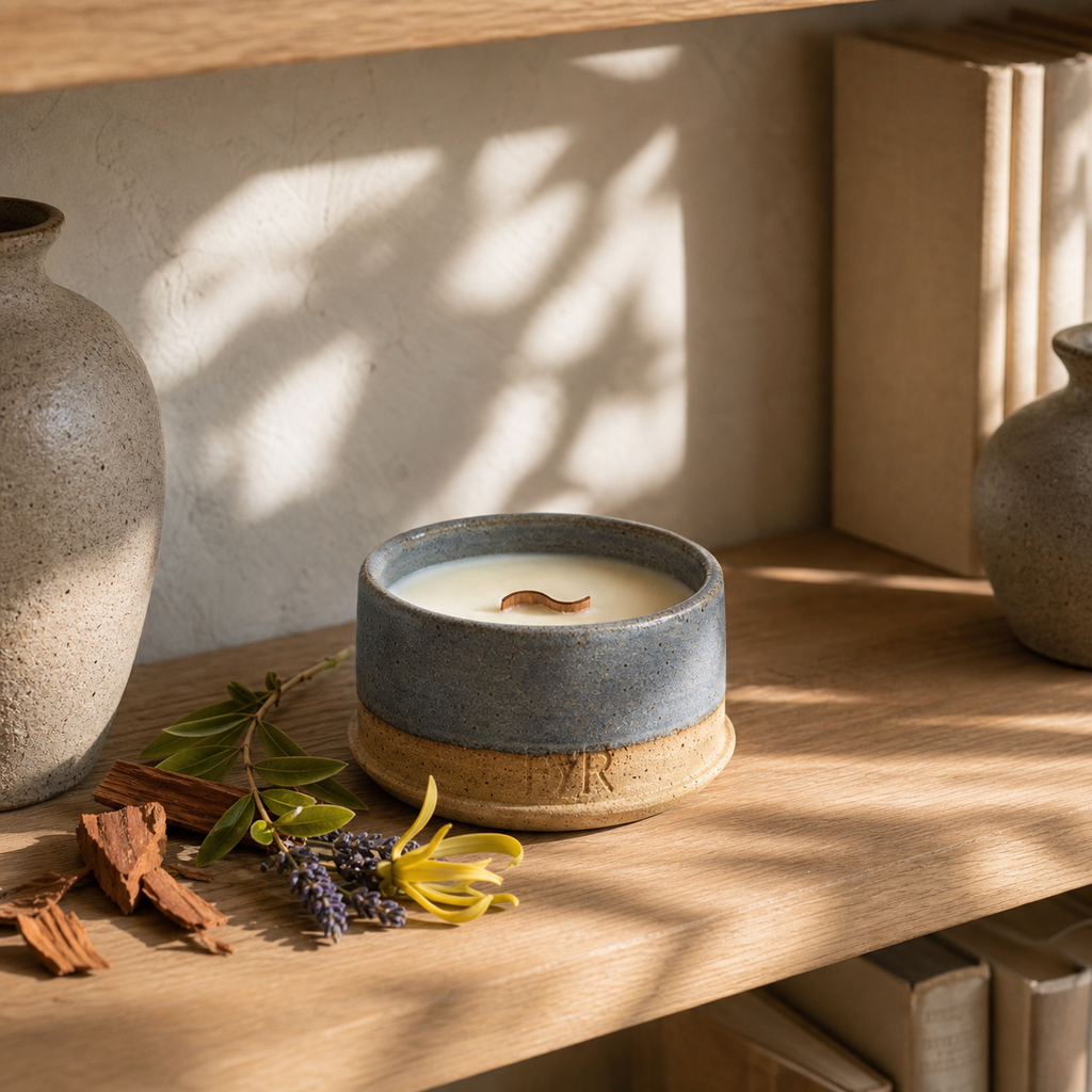 Dark Skies Over Sycamore Gap - Handmade Ceramic Candle