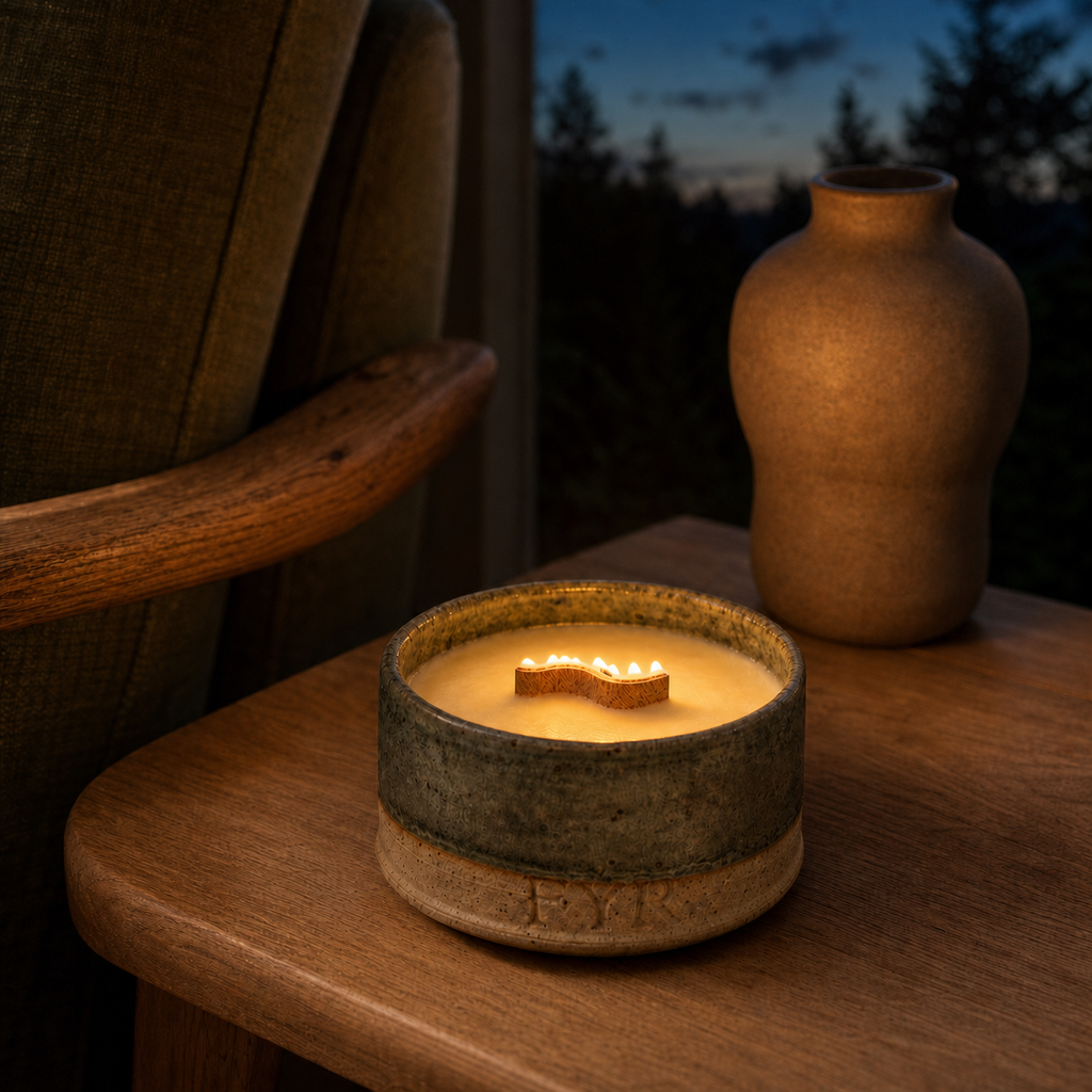 Wandering in Kielder Forest - Handmade Ceramic Candle
