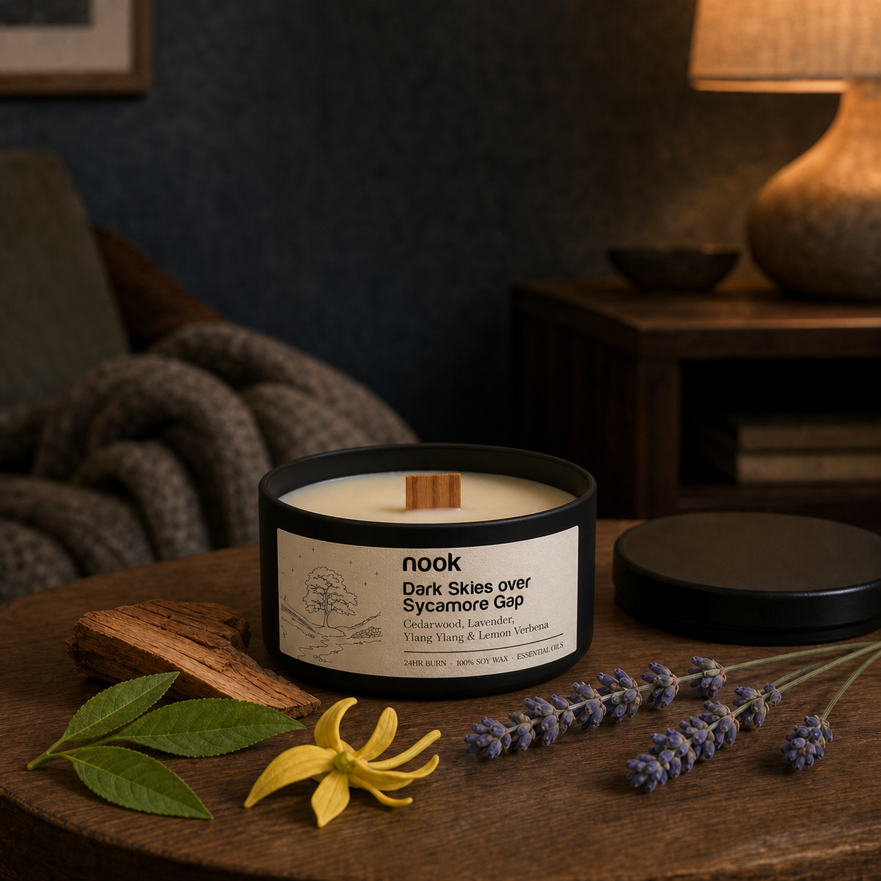 Dark Skies over Sycamore Gap - Soy Wax Essential Oil Candle