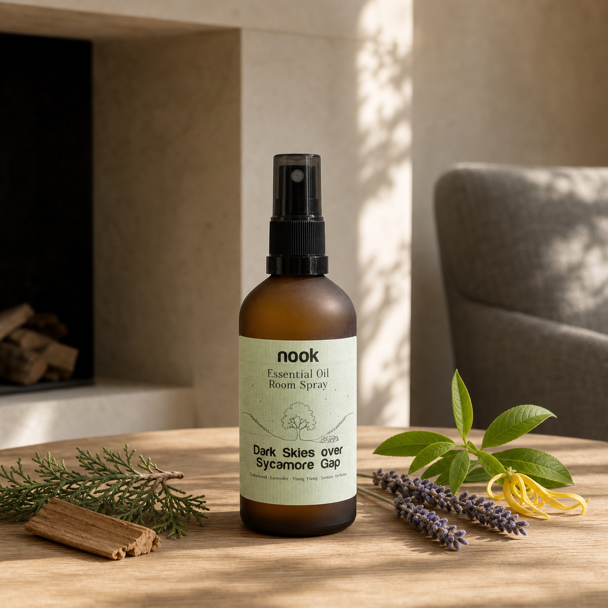 Dark Skies over Sycamore Gap Essential Oil Room Spray — 100ml