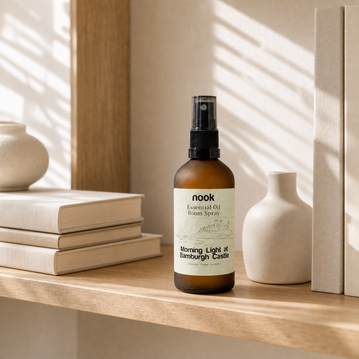 Morning Light at Bamburgh Castle Essential Oil Room Spray — 100ml