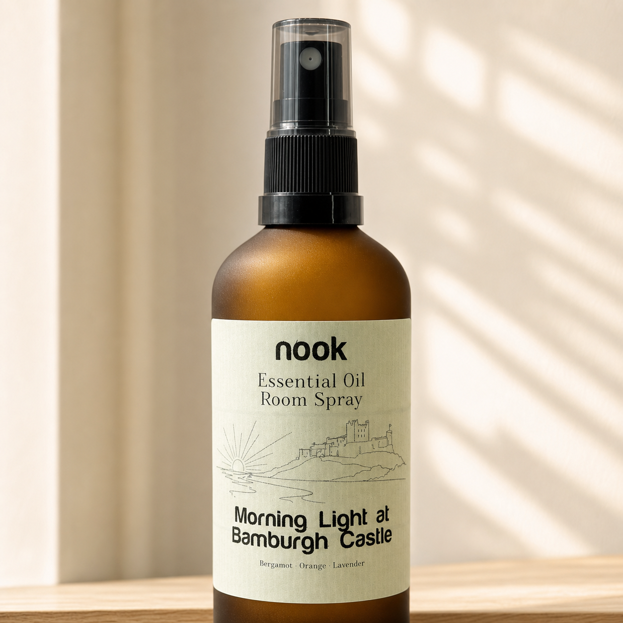 Morning Light at Bamburgh Castle Essential Oil Room Spray — 100ml