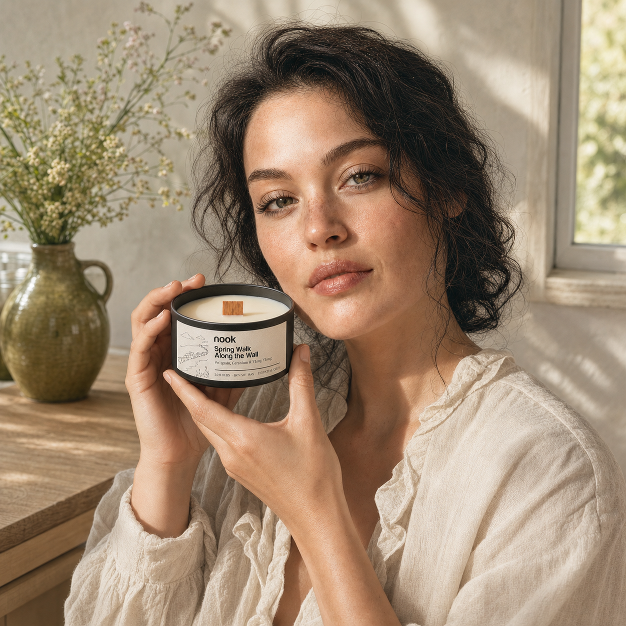 Spring Walk Along the Wall - Soy Wax Essential Oil Candle
