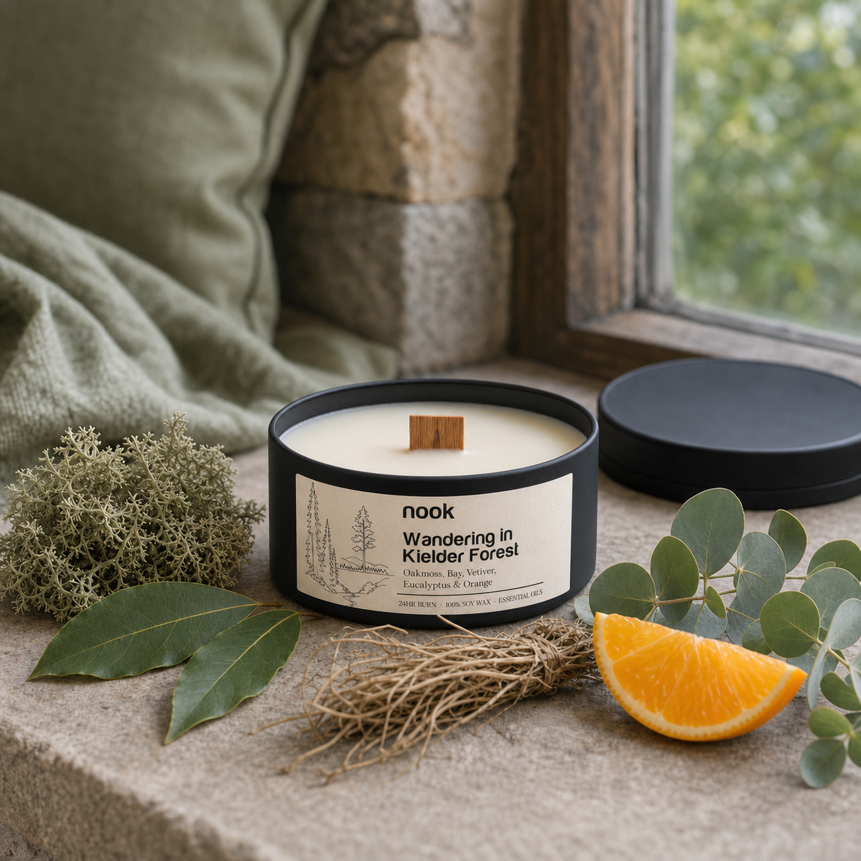 Wandering in Kielder Forest - Soy Wax Essential Oil Candle