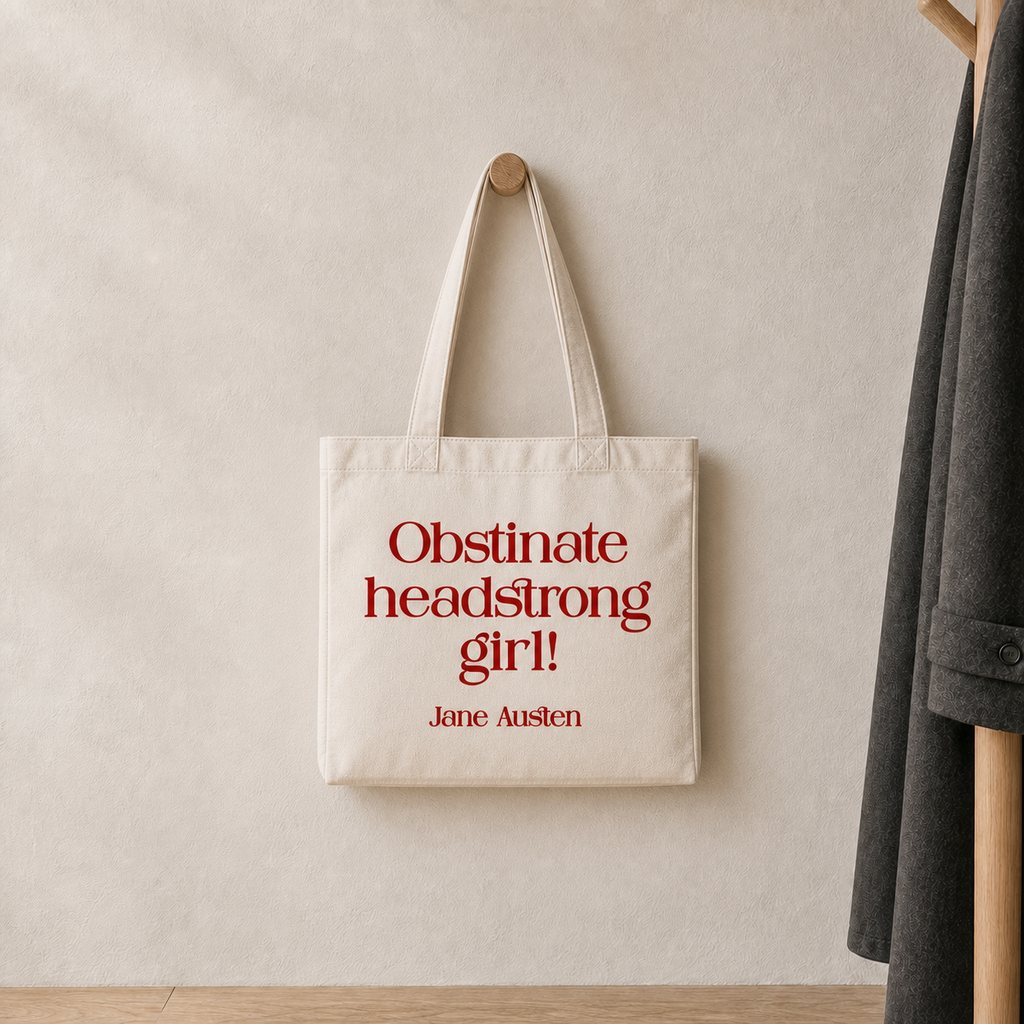 Obstinate Headstrong Girl 12oz Heavyweight Cotton Tote Bag
